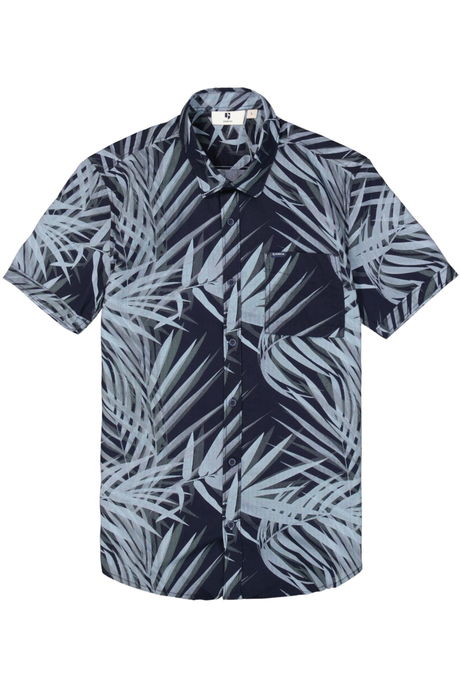 OVERHEMD MET PRINT E51096 2591 DEEP INK